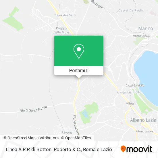 Mappa Linea A.R.P. di Bottoni Roberto & C.