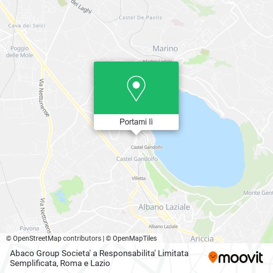 Mappa Abaco Group Societa' a Responsabilita' Limitata Semplificata