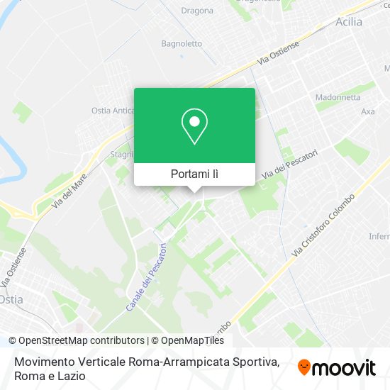 Mappa Movimento Verticale Roma-Arrampicata Sportiva