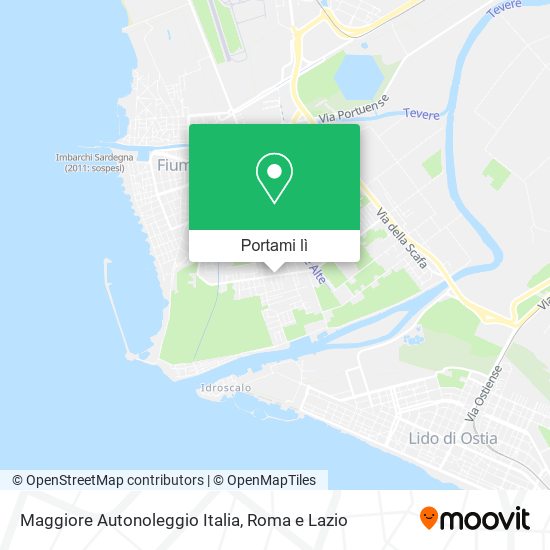Mappa Maggiore Autonoleggio Italia