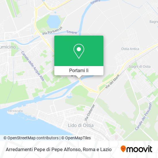 Mappa Arredamenti Pepe di Pepe Alfonso