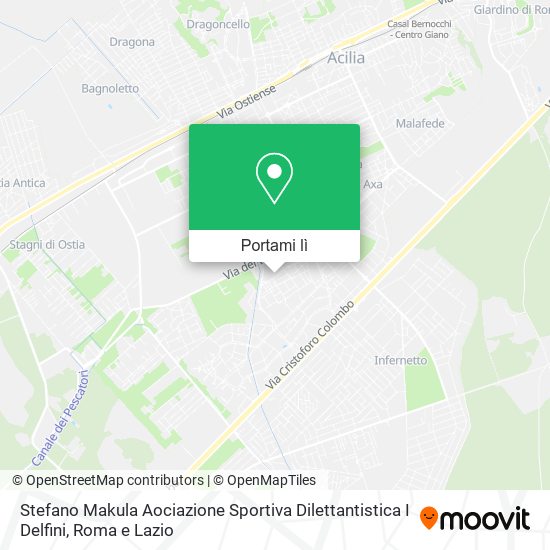 Mappa Stefano Makula Aociazione Sportiva Dilettantistica I Delfini