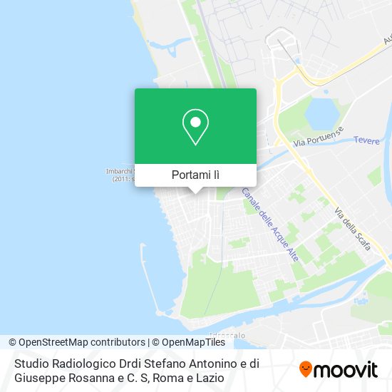 Mappa Studio Radiologico Drdi Stefano Antonino e di Giuseppe Rosanna e C. S