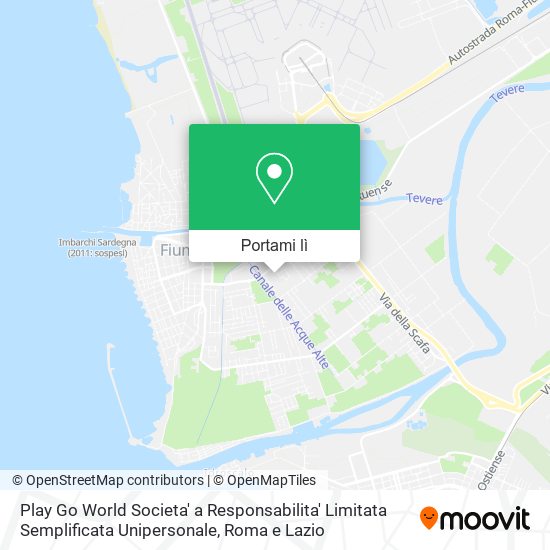 Mappa Play Go World Societa' a Responsabilita' Limitata Semplificata Unipersonale