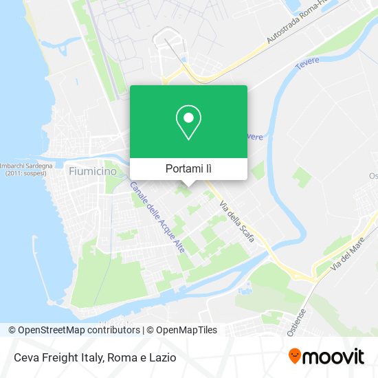 Mappa Ceva Freight Italy