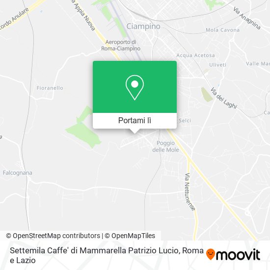 Mappa Settemila Caffe' di Mammarella Patrizio Lucio