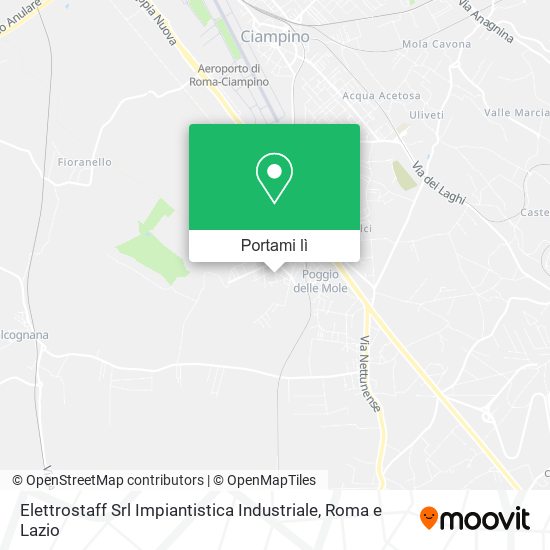 Mappa Elettrostaff Srl Impiantistica Industriale