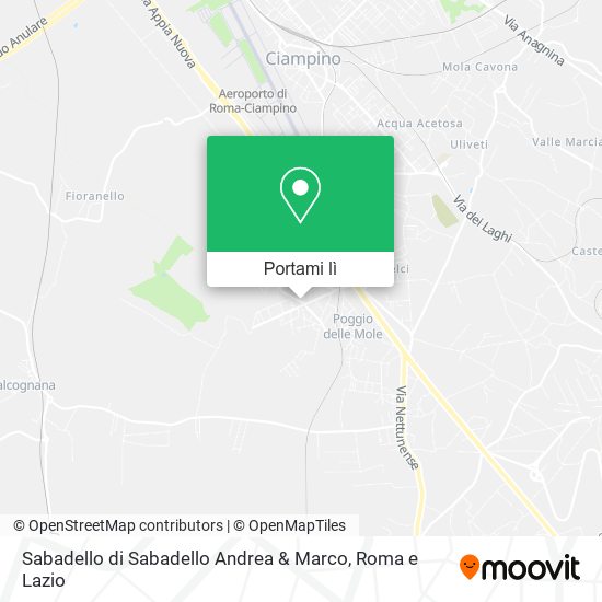 Mappa Sabadello di Sabadello Andrea & Marco