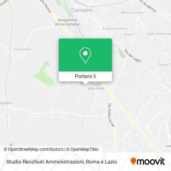 Mappa Studio Recchiuti Amministrazioni