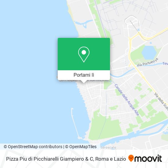 Mappa Pizza Piu di Picchiarelli Giampiero & C