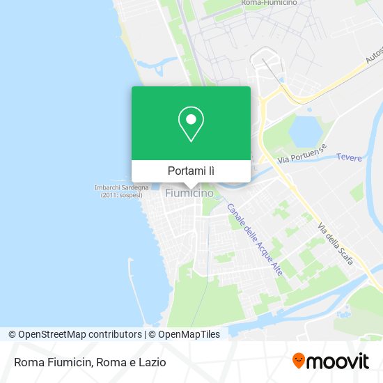 Mappa Roma Fiumicin