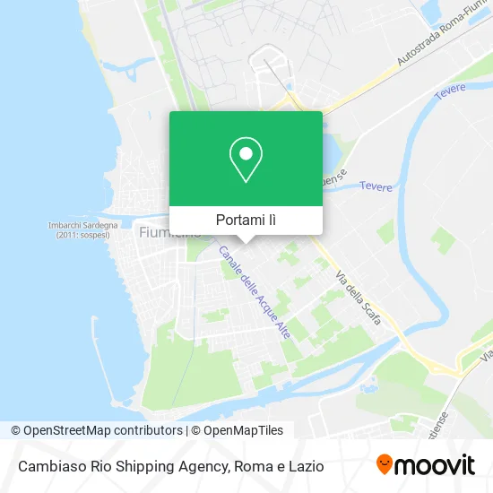 Mappa Cambiaso Rio Shipping Agency
