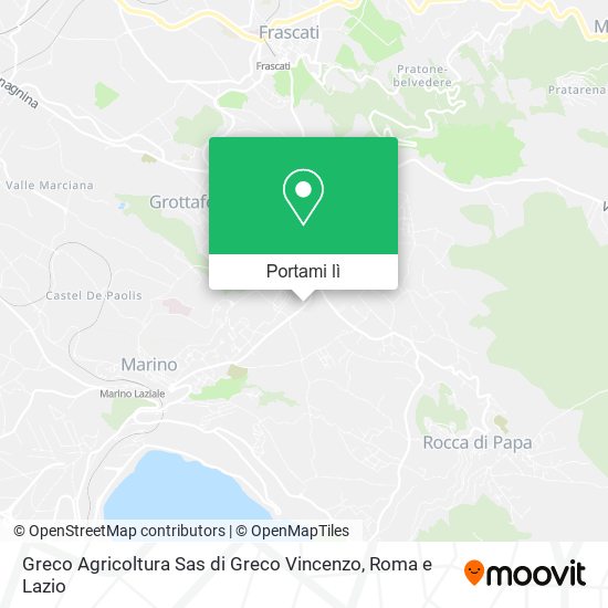 Mappa Greco Agricoltura Sas di Greco Vincenzo