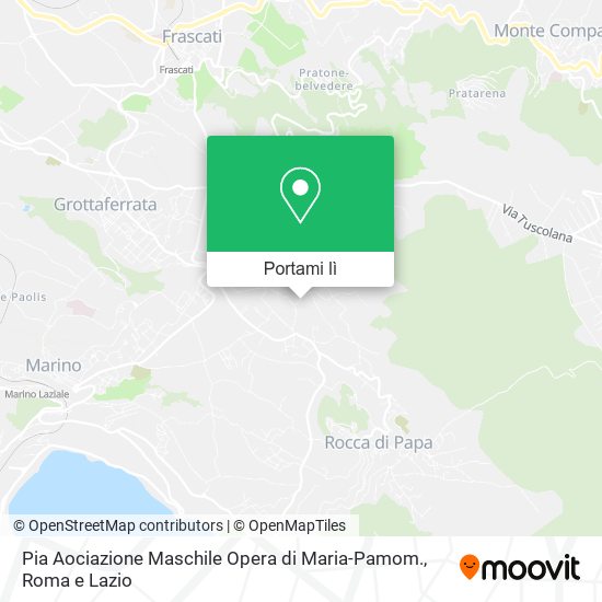 Mappa Pia Aociazione Maschile Opera di Maria-Pamom.
