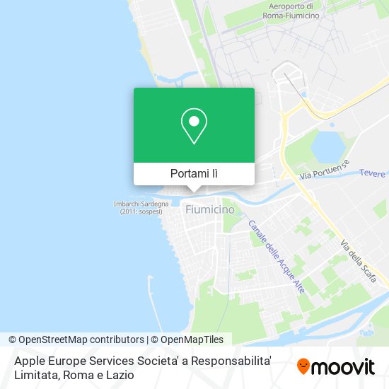 Mappa Apple Europe Services Societa' a Responsabilita' Limitata