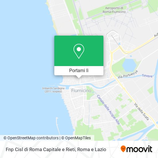 Mappa Fnp Cisl di Roma Capitale e Rieti