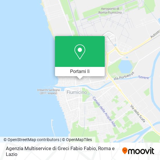 Mappa Agenzia Multiservice di Greci Fabio Fabio