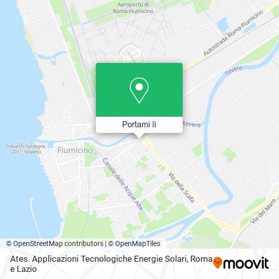 Mappa Ates. Applicazioni Tecnologiche Energie Solari