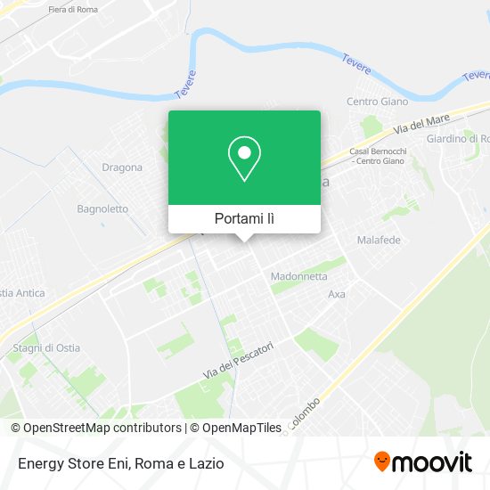Mappa Energy Store Eni