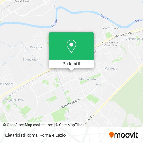 Mappa Elettricisti Roma