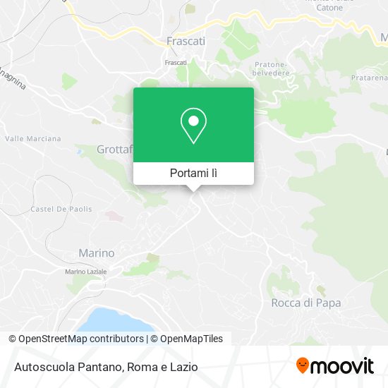 Mappa Autoscuola Pantano