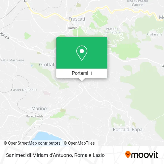 Mappa Sanimed di Miriam d'Antuono
