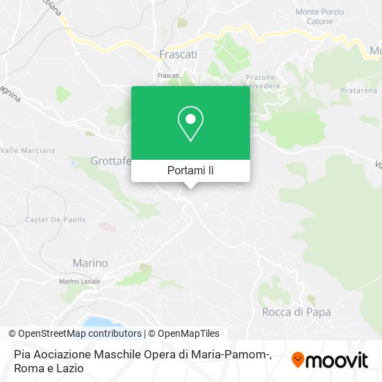 Mappa Pia Aociazione Maschile Opera di Maria-Pamom-