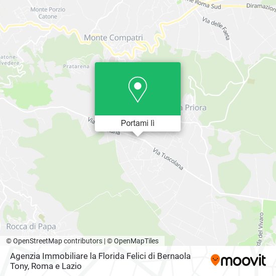 Mappa Agenzia Immobiliare la Florida Felici di Bernaola Tony