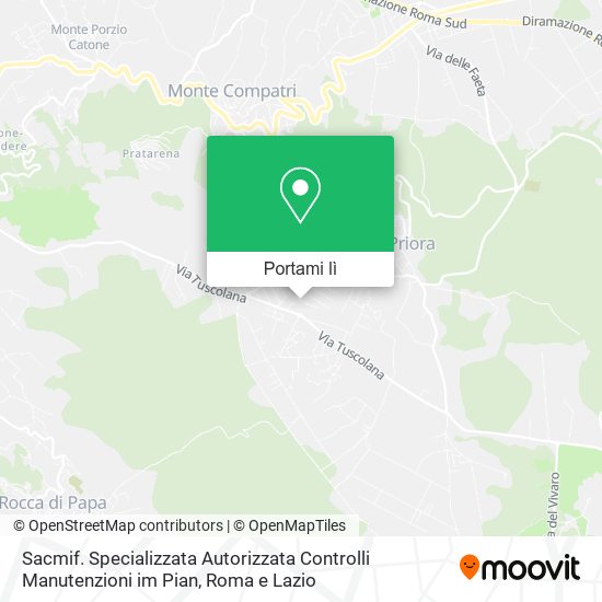Mappa Sacmif. Specializzata Autorizzata Controlli Manutenzioni im Pian