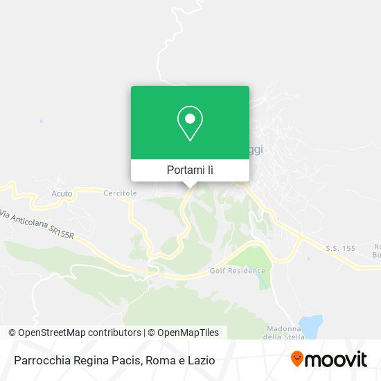Mappa Parrocchia Regina Pacis