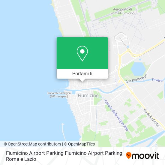 Mappa Fiumicino Airport Parking Fiumicino Airport Parking