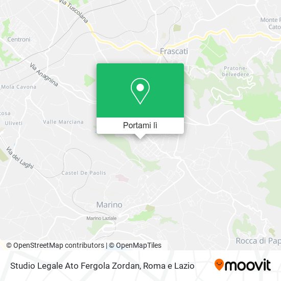 Mappa Studio Legale Ato Fergola Zordan