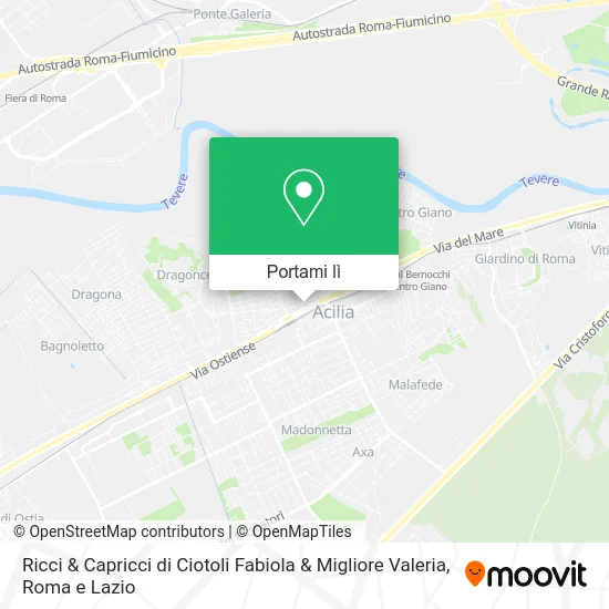 Mappa Ricci & Capricci di Ciotoli Fabiola & Migliore Valeria