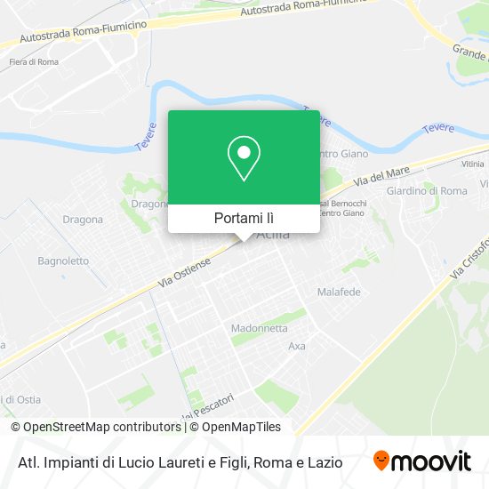 Mappa Atl. Impianti di Lucio Laureti e Figli