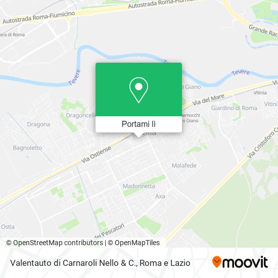 Mappa Valentauto di Carnaroli Nello & C.