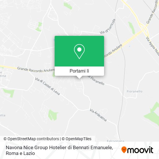 Mappa Navona Nice Group Hotelier di Bennati Emanuele