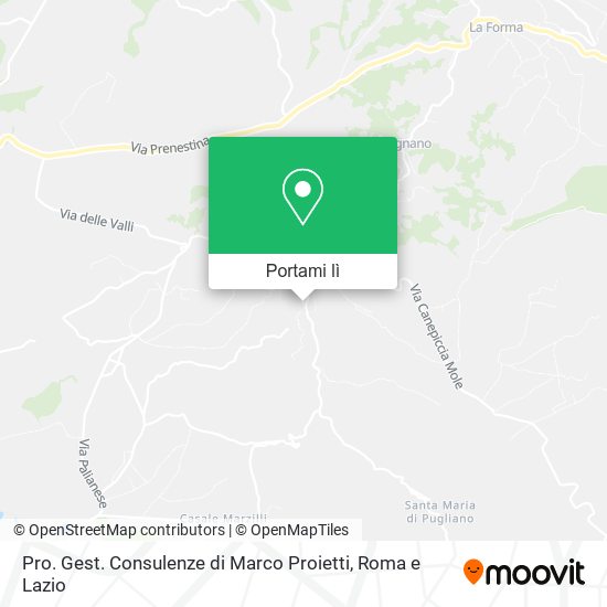 Mappa Pro. Gest. Consulenze di Marco Proietti