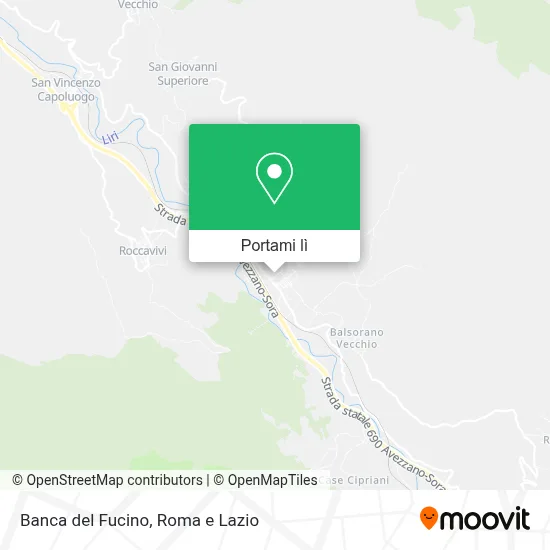 Mappa Banca del Fucino