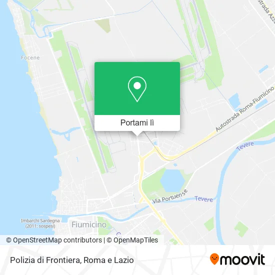 Mappa Polizia di Frontiera