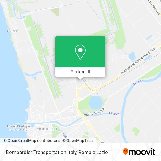 Mappa Bombardier Transportation Italy