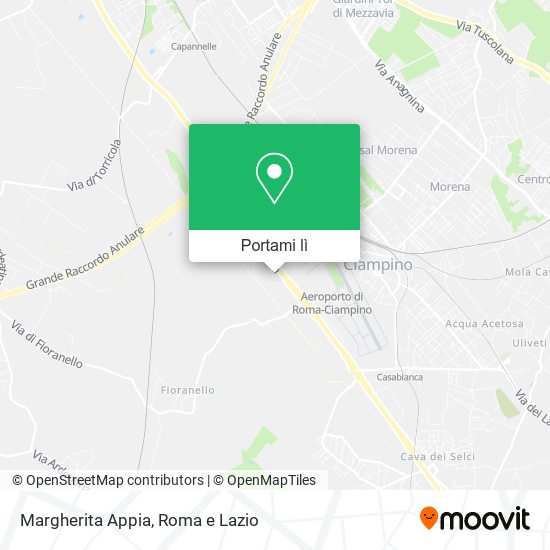 Mappa Margherita Appia