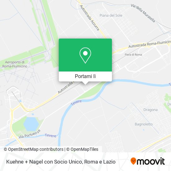 Mappa Kuehne + Nagel con Socio Unico