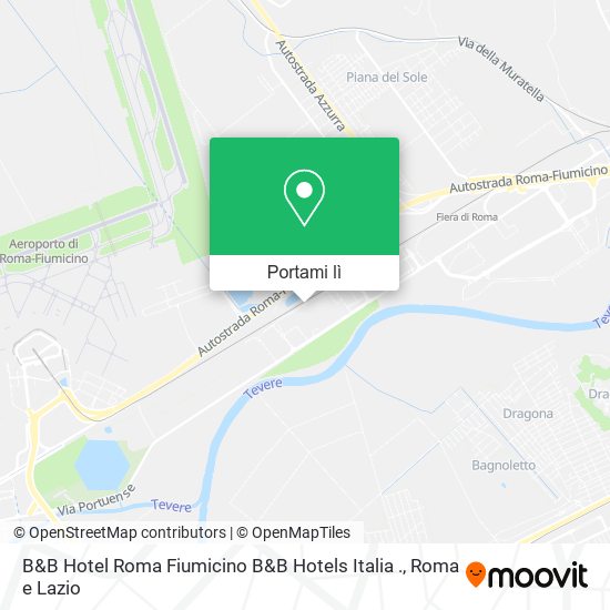 Mappa B&B Hotel Roma Fiumicino B&B Hotels Italia .