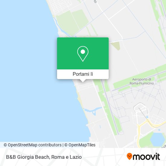 Mappa B&B Giorgia Beach