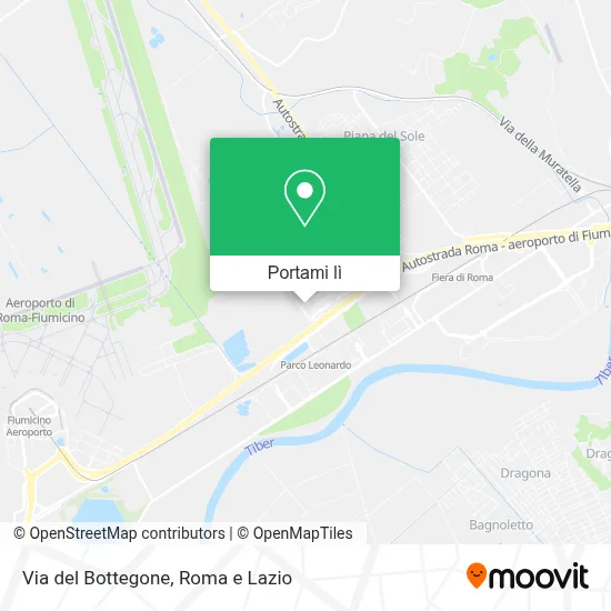 Mappa Via del Bottegone