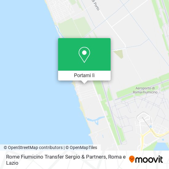 Mappa Rome Fiumicino Transfer Sergio & Partners