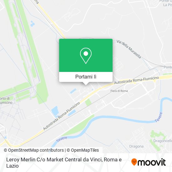 Mappa Leroy Merlin C / o Market Central da Vinci