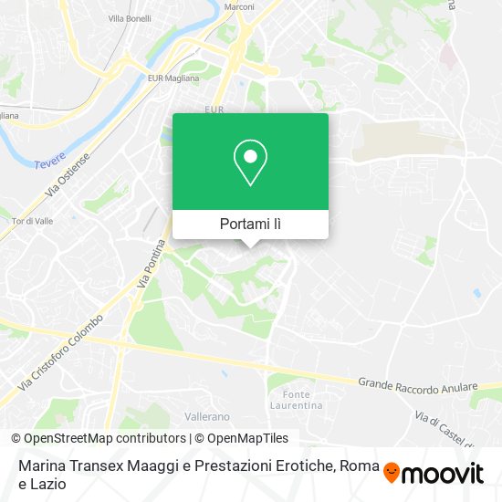 Mappa Marina Transex Maaggi e Prestazioni Erotiche