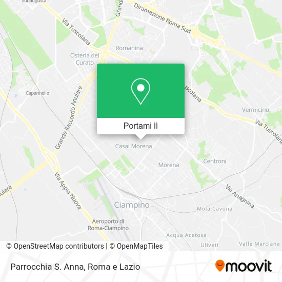 Mappa Parrocchia S. Anna