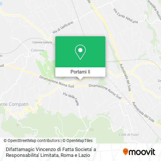 Mappa Difattamagic Vincenzo di Fatta Societa' a Responsabilita' Limitata